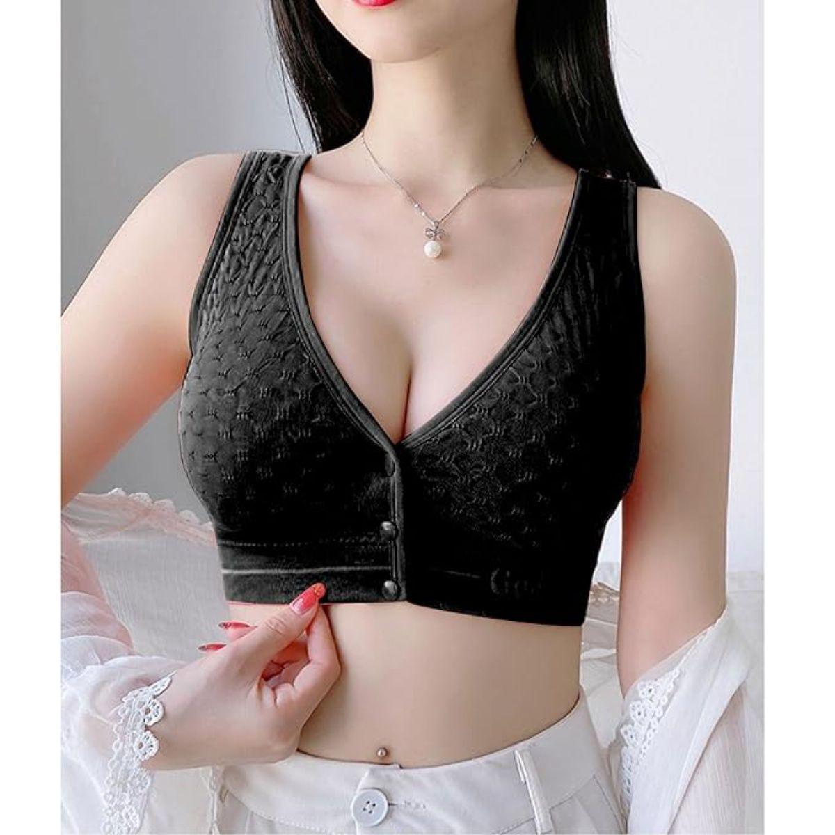 Fancy Front Open Foam Bra
