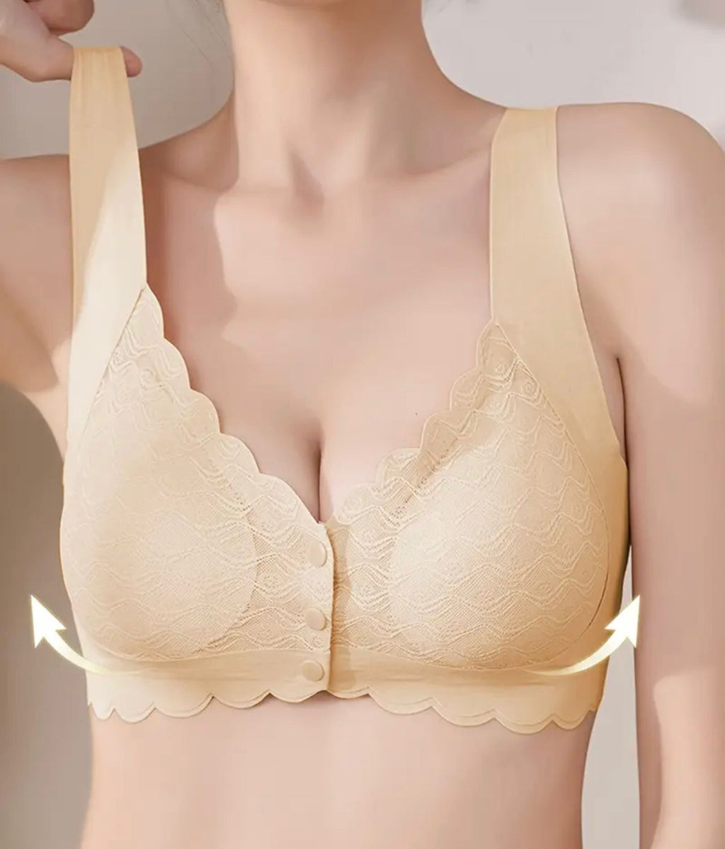 Front Closure Padded Bra